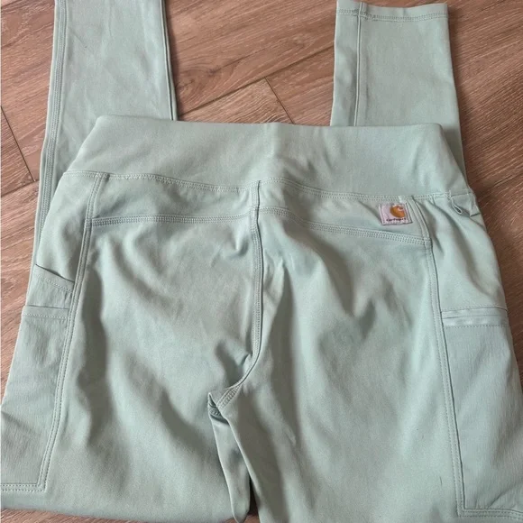 Carhartt women Sage Green High-Waist Utility Leggings - CALLOUT- see picture. - Picture 4 of 7